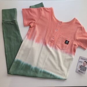 NWT RAGS Dip Dye Romper 3/4
